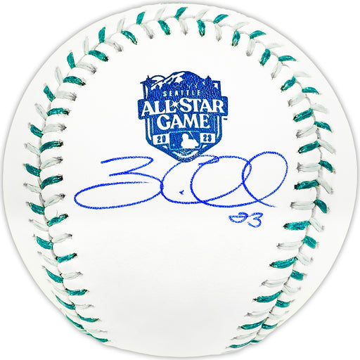 Zac Gallen Autographed Official 2023 All Star Game Logo MLB Game Baseball Arizona Diamondbacks Beckett BAS Witness