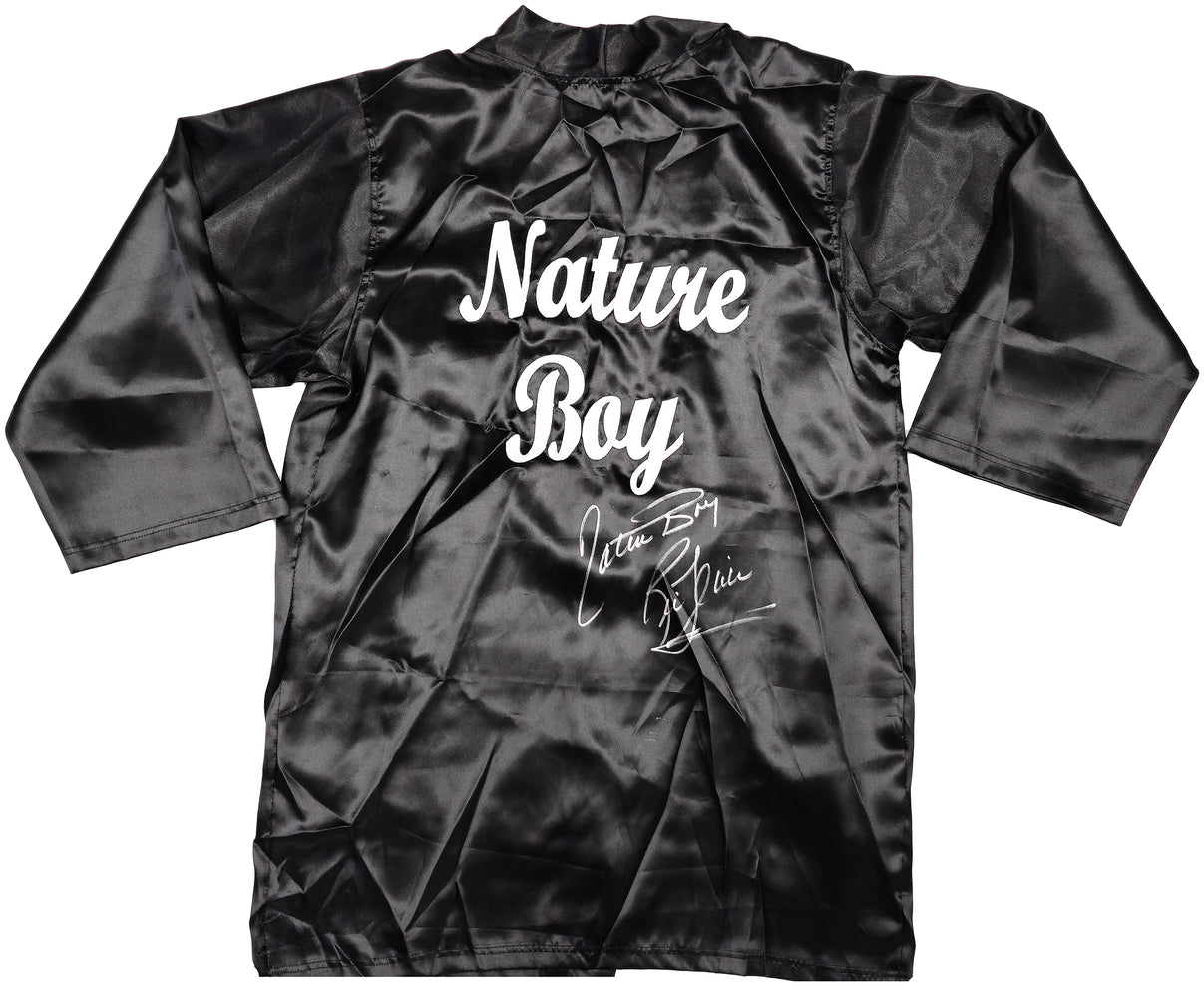 Ric Flair Autographed Black Wrestling Robe "Nature Boy" PSA/DNA