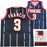 Houston Rockets Steve Francis Autographed Blue Jersey JSA