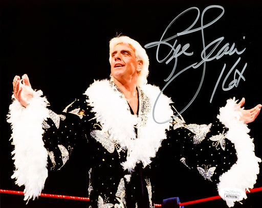 Ric Flair Autographed 8x10 Photo WWE "16x" JSA