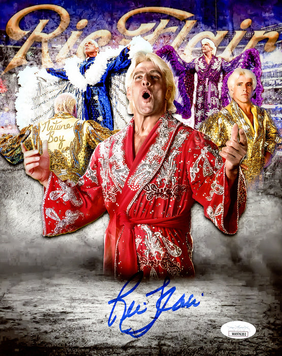 Ric Flair Autographed 8x10 Photo WWE JSA