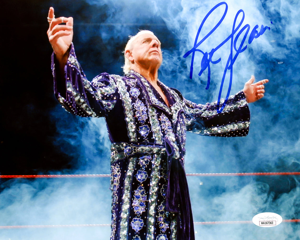 Ric Flair Autographed 8x10 Photo WWE JSA