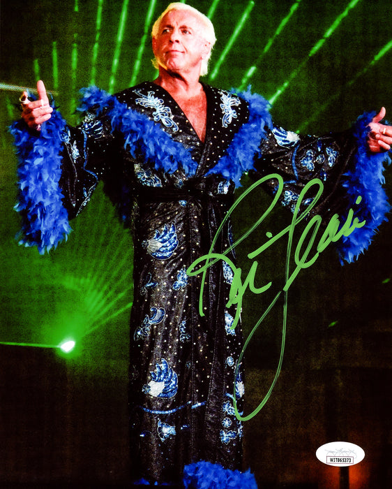 Ric Flair Autographed 8x10 Photo WWE JSA