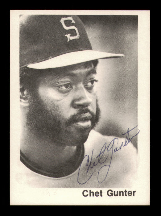 Chet Gunter Autographed 1976 TCMA Rookie Card #19 Shreveport Captains