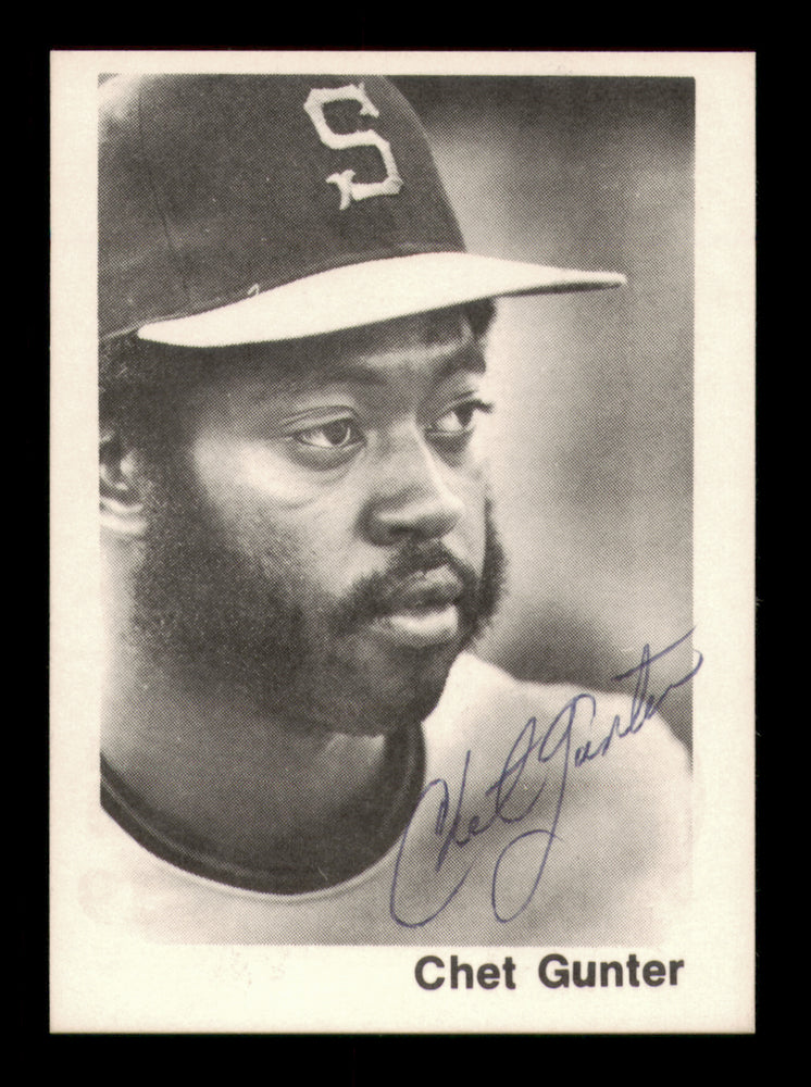 Chet Gunter Autographed 1976 TCMA Rookie Card #19 Shreveport Captains