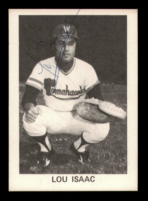 Lou Isaac Autographed 1976 TCMA Rookie Card Williamsport Tomahawks