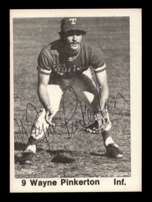 Wayne Pinkerton Autographed 1976 TCMA Rookie Card #11 Ashville Tourists