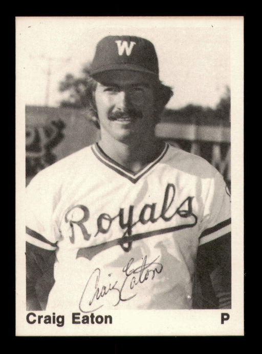Craig Eaton Autographed 1976 TCMA Rookie Card Waterloo Royals