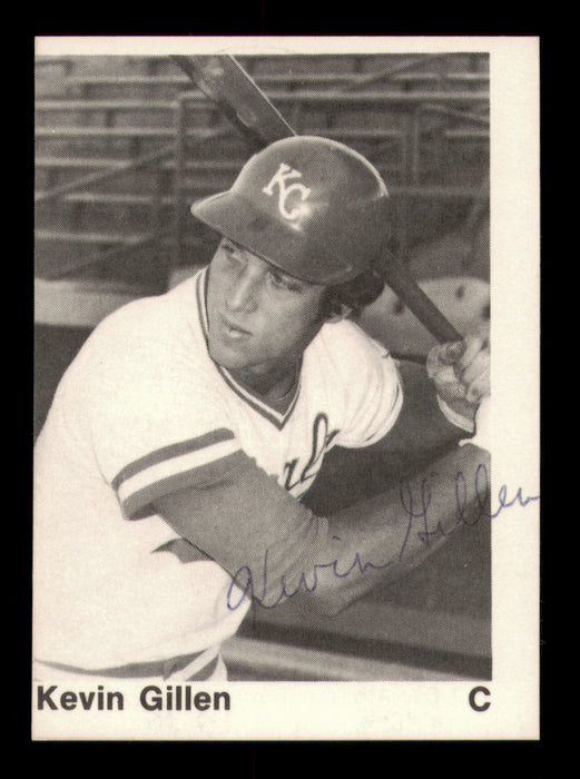 Kevin Gillen Autographed 1976 TCMA Rookie Card Waterloo Royals