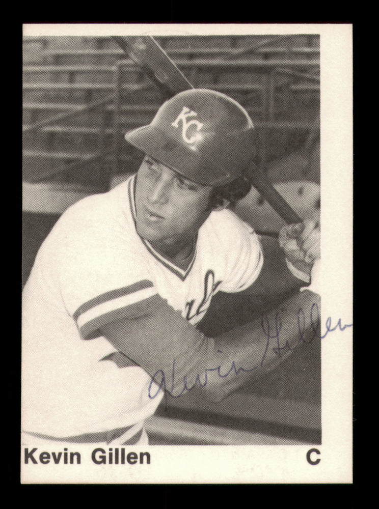 Kevin Gillen Autographed 1976 TCMA Rookie Card Waterloo Royals