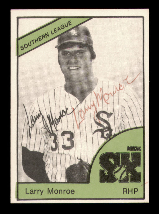 Larry Monroe Autographed 1978 TCMA Card #44 Knoxville Knox Sox
