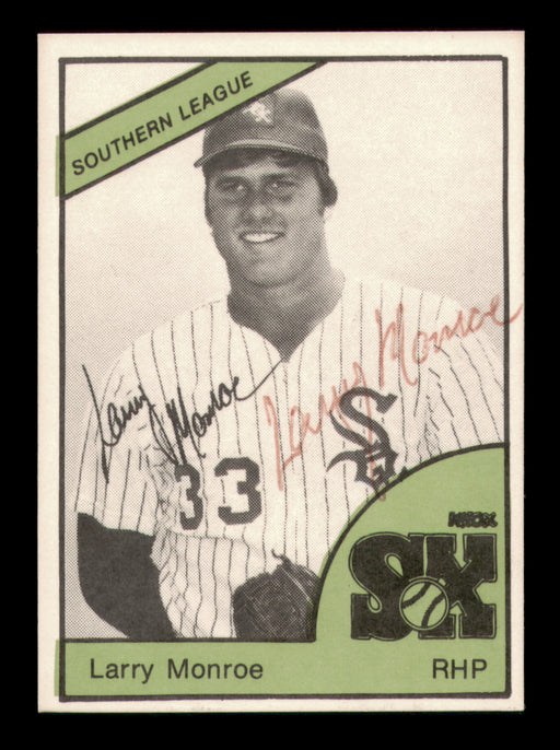 Larry Monroe Autographed 1978 TCMA Card #44 Knoxville Knox Sox