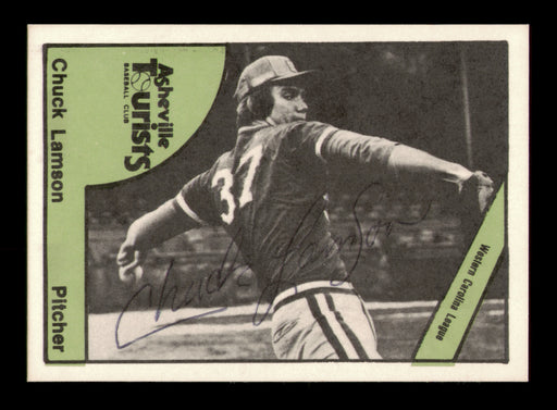 Chuck Lamson Autographed 1978 TCMA Rookie Card #183 Ashville Tourists