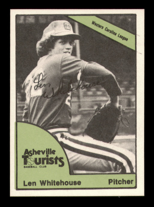Len Whitehouse Autographed 1978 TCMA Rookie Card #191 Ashville Tourists