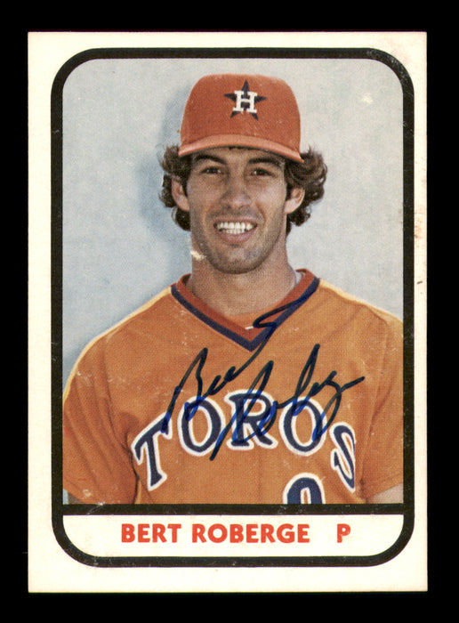 Bert Roberge Autographed 1981 TCMA Card #21 Tucson Toros
