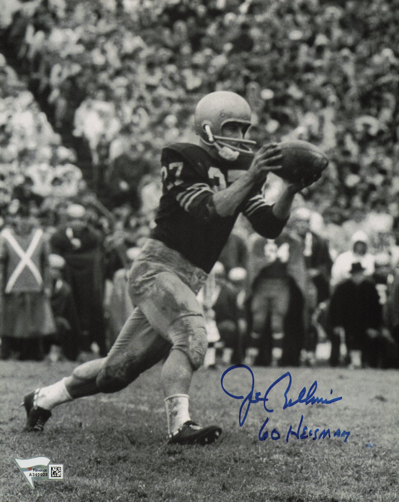 Joe Bellino Autographed 8x10 Photo Navy "60 Heisman" Fanatics Holo #A340028