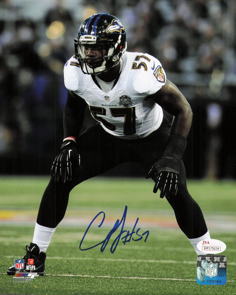 CJ C.J. Mosley Autographed 8x10 Photo Baltimore Ravens JSA #WP175634