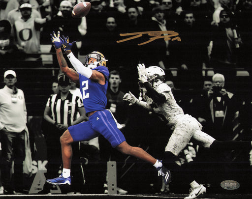 Ja'Lynn Polk Autographed 8x10 Photo Washington Huskies (Smudged) MCS Holo #69144