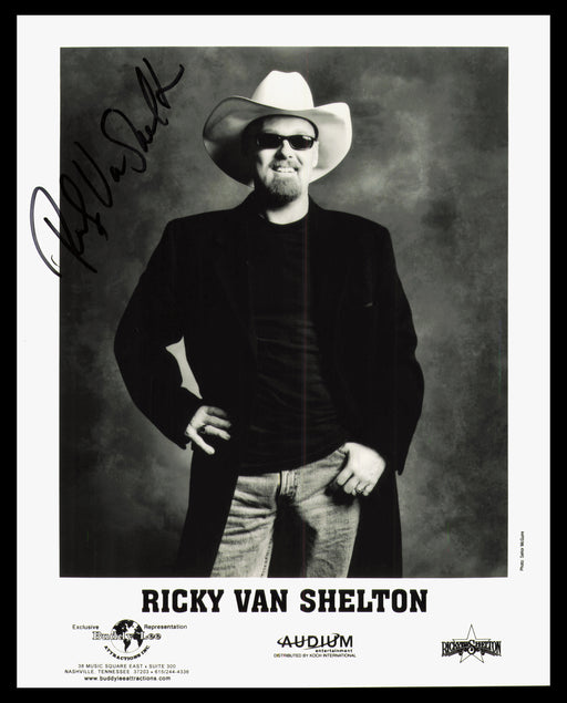 Ricky Van Shelton Autographed 8x10 Photo Country Singer