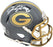 Josh Jacobs Autographed Green Bay Packers Slate Gray Speed Mini Helmet Beckett BAS Witness