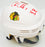 Chris Chelios Autographed Chicago Blackhawks White Mini Helmet "HOF 2013" Beckett BAS Witness