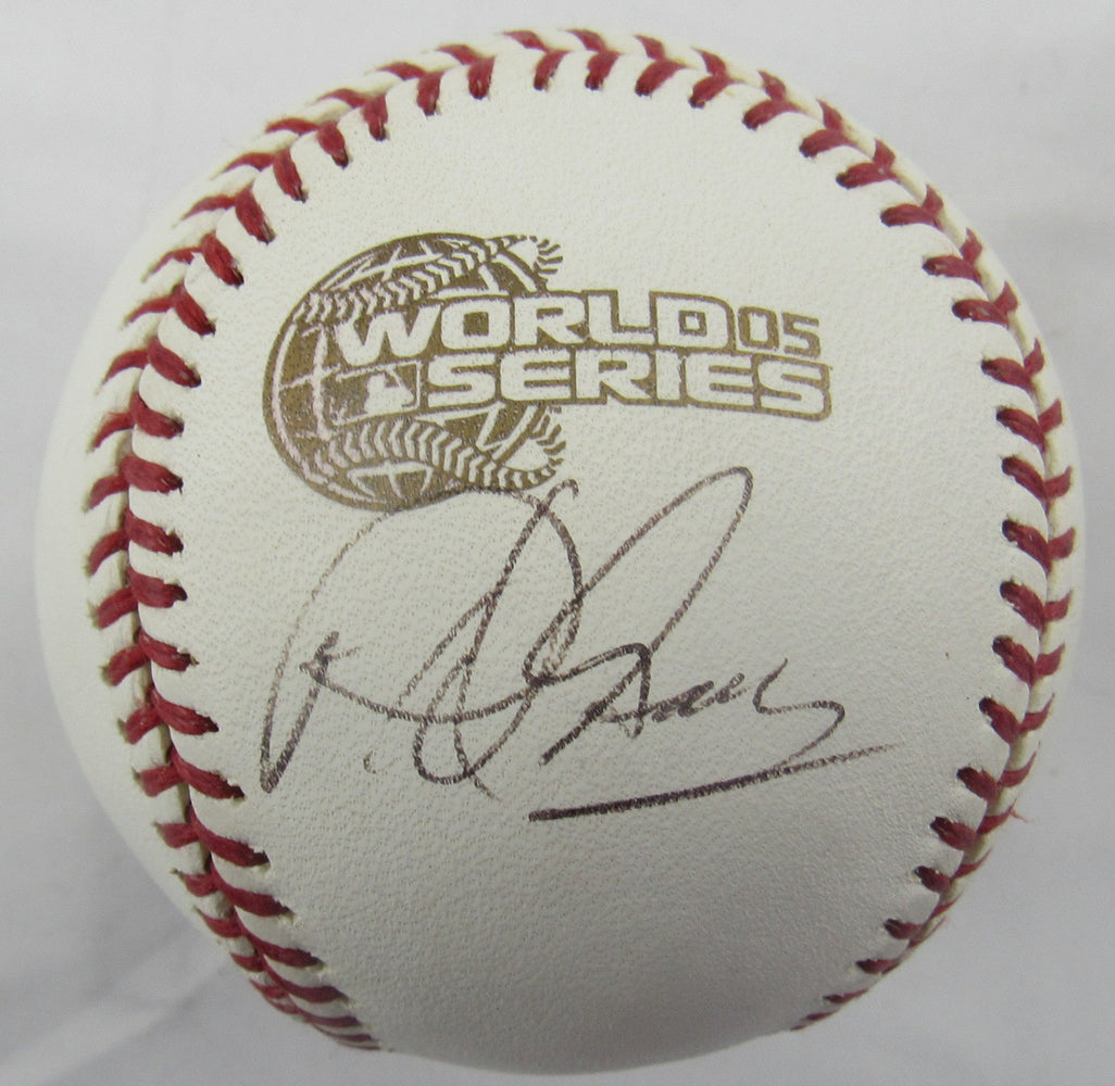 Phil Garner Signed Auto Rawlings 2005 World Series Baseball JSA CD18179