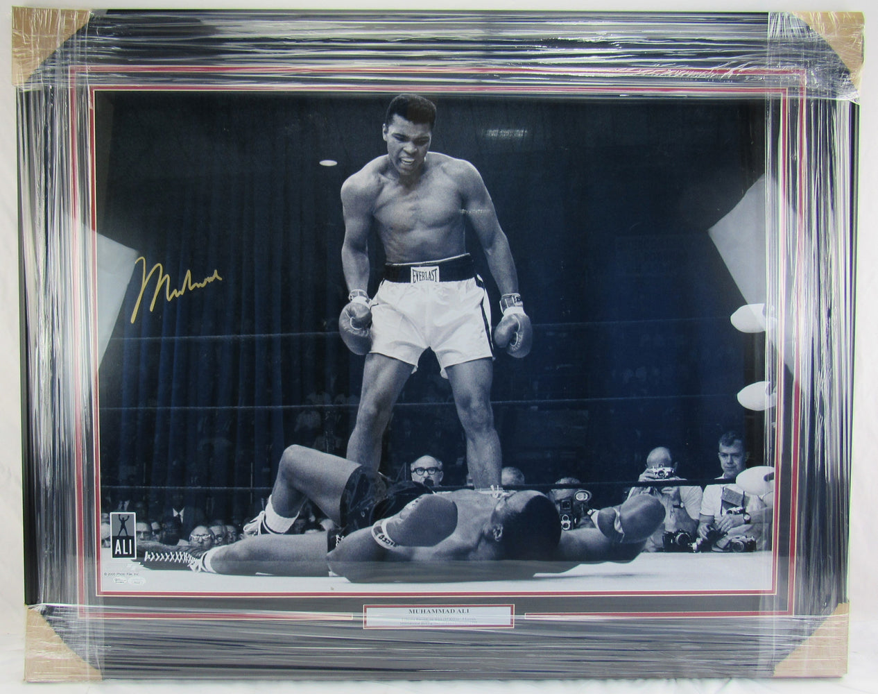 Muhammad Ali Signed Framed 28x38 Photo JSA LOA