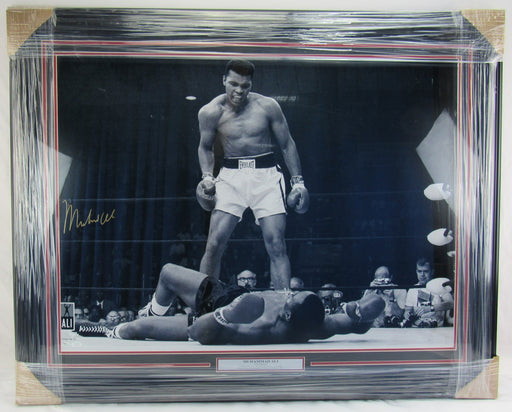 Muhammad Ali Signed Framed 28x38 Photo JSA LOA II