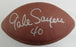 Gale Sayers Signed Wilson NFL Football JSA AU60237