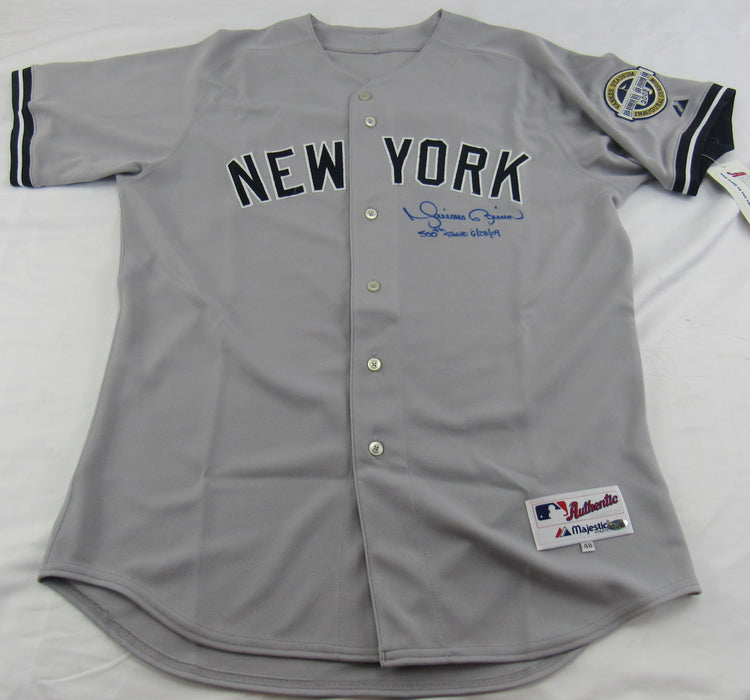 Mariano Rivera Signed Yankees Jersey w/ Inaugural Season & 500th Save Insc Steiner COA