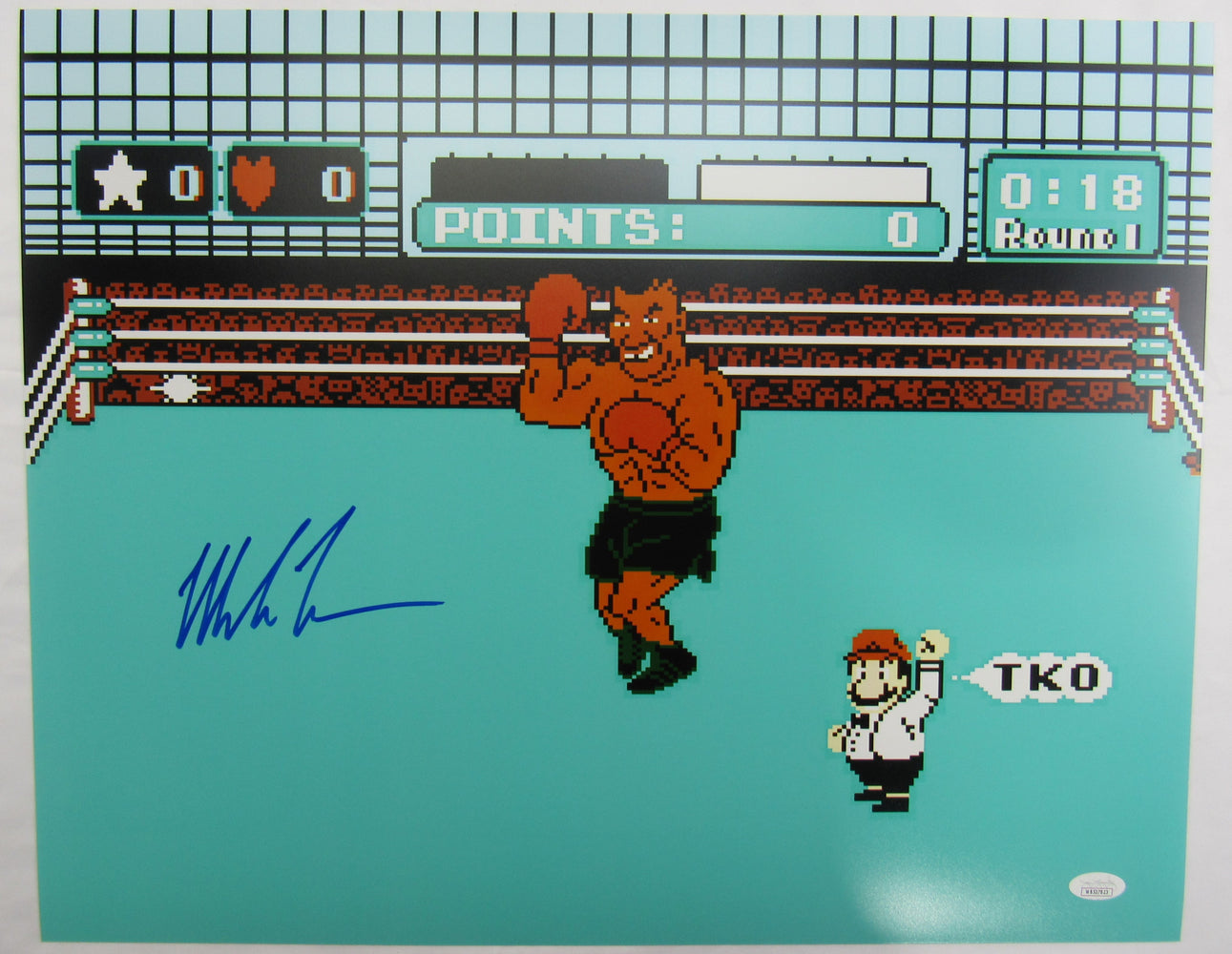 Mike Tyson Signed 16x20 Photo JSA COA VII