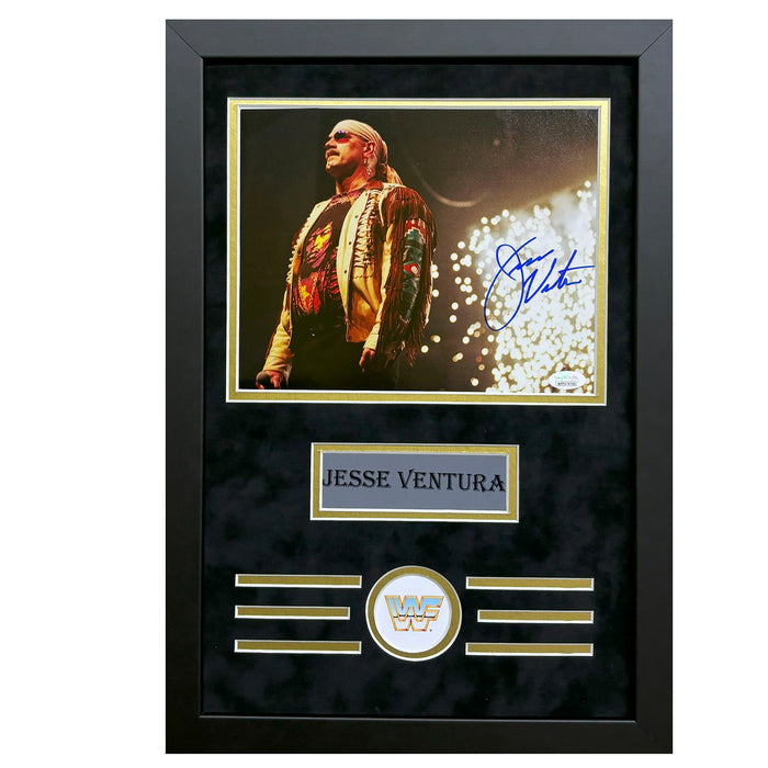 Jesse Ventura Hand Signed & Framed 8x10 Photo (JSA)