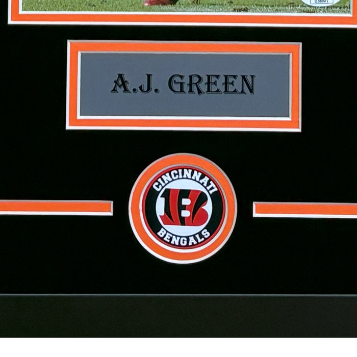 AJ Green Hand Signed & Framed 8x10 Photo (JSA)