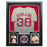 Curt Schilling Signed Boston Grey Custom Suede Matte Framed Baseball Jersey (JSA)