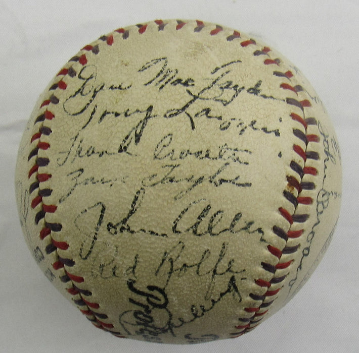 Babe Ruth + 1934 New York Yankees Signed Rawlings Baseball JSA LOA YY79989