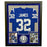 Edgerrin James Signed Indianapolis Blue Custom Double-Suede Framed football Jersey (JSA)