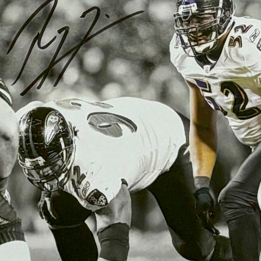 Ray Lewis Signed Baltimore Ravens Framed 11x14 Photo