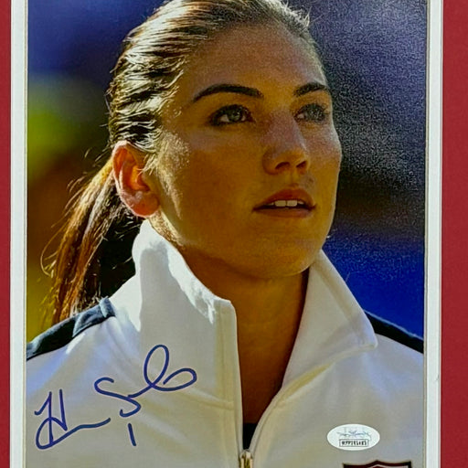 Hope Solo Signed USA Soccer Framed 8x10 Photo