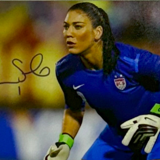 Hope Solo Signed USA Soccer Framed 8x10 Photo