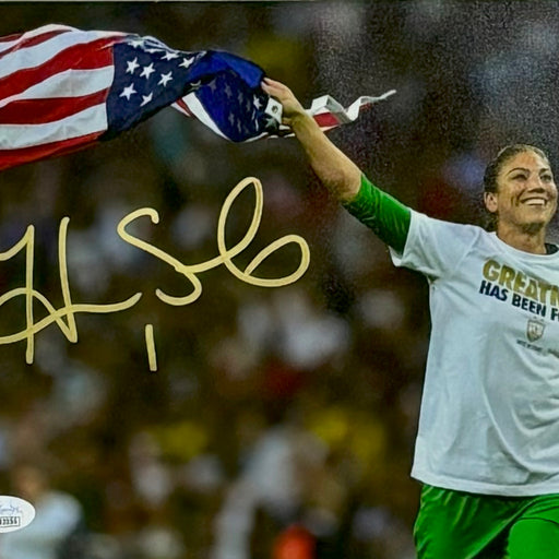 Hope Solo Signed USA Soccer Framed 8x10 Photo