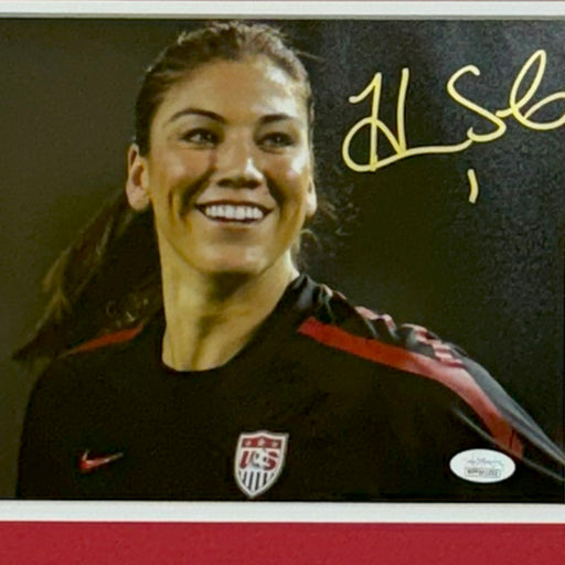 Hope Solo Signed USA Soccer Framed 8x10 Photo