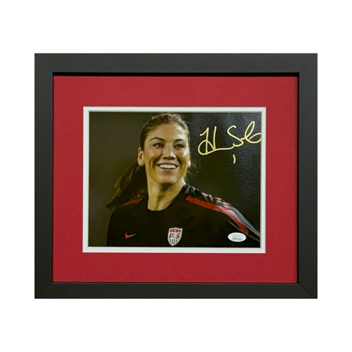 Hope Solo Signed USA Soccer Framed 8x10 Photo