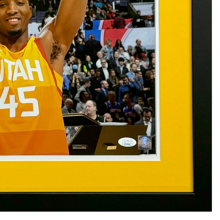 Donovan Mitchell Signed Utah Jazz Framed 16x20 Photo