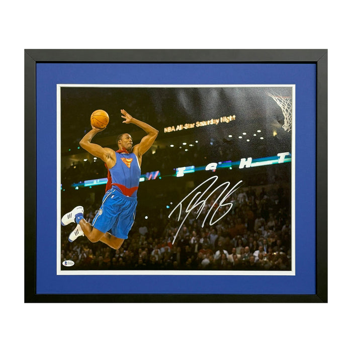 Dwight Howard Signed Superman Framed 16x20 Photo