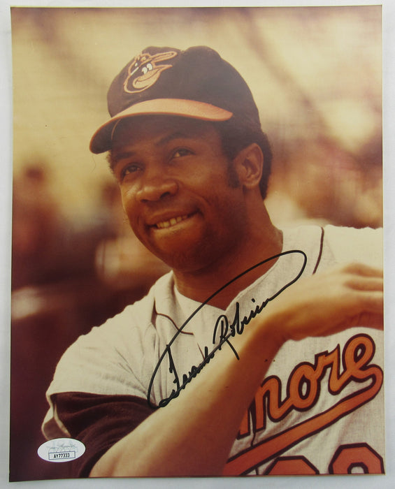 Frank Robinson Signed 8x10 Photo JSA AY77333