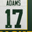 Davante Adams Signed Green Bay Green Custom Space Saver Framed Football Jersey