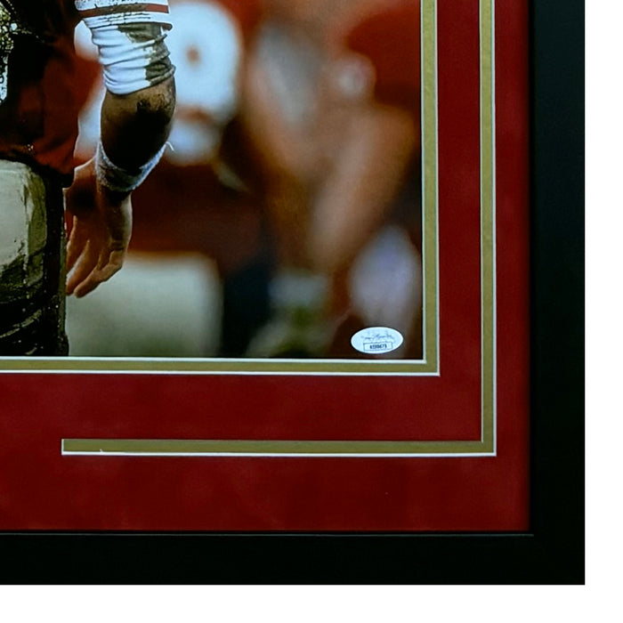 Joe Montana Hand Signed & Framed San Francisco 49ers 16x20 Football Photo