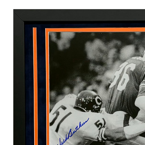 Dick Butkus Hand Signed & Framed Chicago Bears 16x20 Football Photo