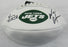 Vinny Testaverde Wayne Chrebet Signed Jets Logo Football JSA