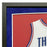 Isiah Thomas Signed Detroit White Custom Suede Matte Framed Basketball Jersey